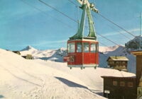 Foto Luftseilbahn mit Grosskabinen 1957