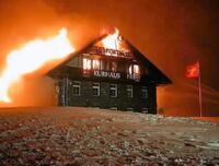 Foto Sporthotel Kurhaus brennt